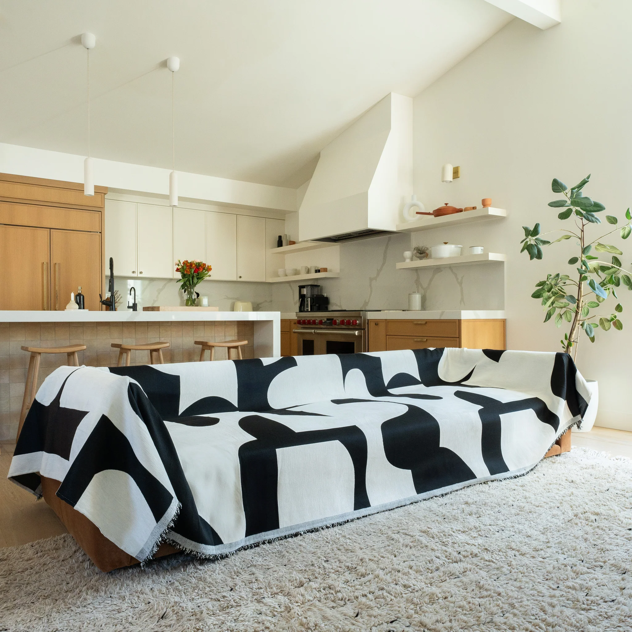 Magic Sofa Blanket - Ember Mono - Image 7