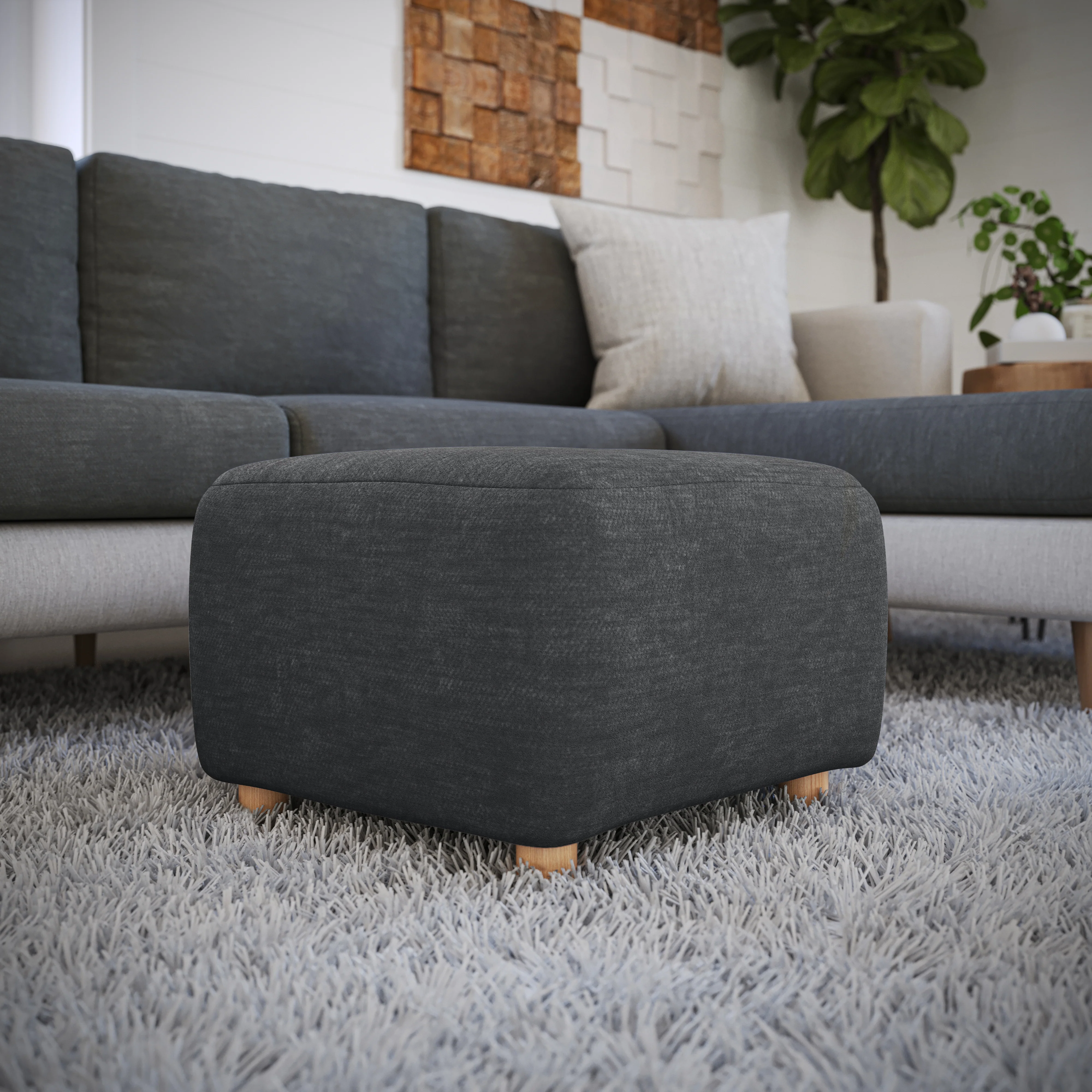 Ottoman Cover - Plush - Image 3