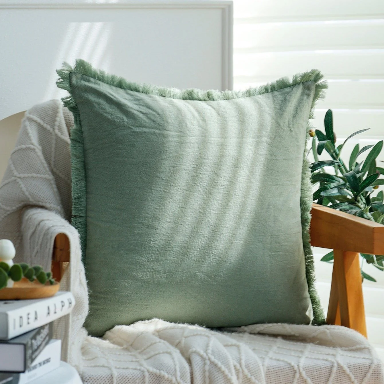 Pillow Cover - Fringe | 18x18 | 20x20 | 12x20 - Image 4
